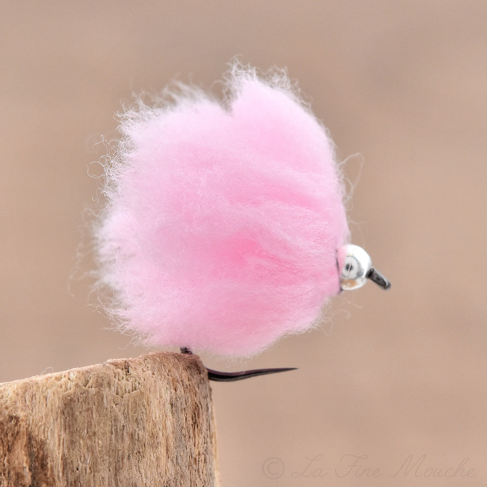 Pink Eggstasy Fly "Candy Floss" on Hanák H270BL hook